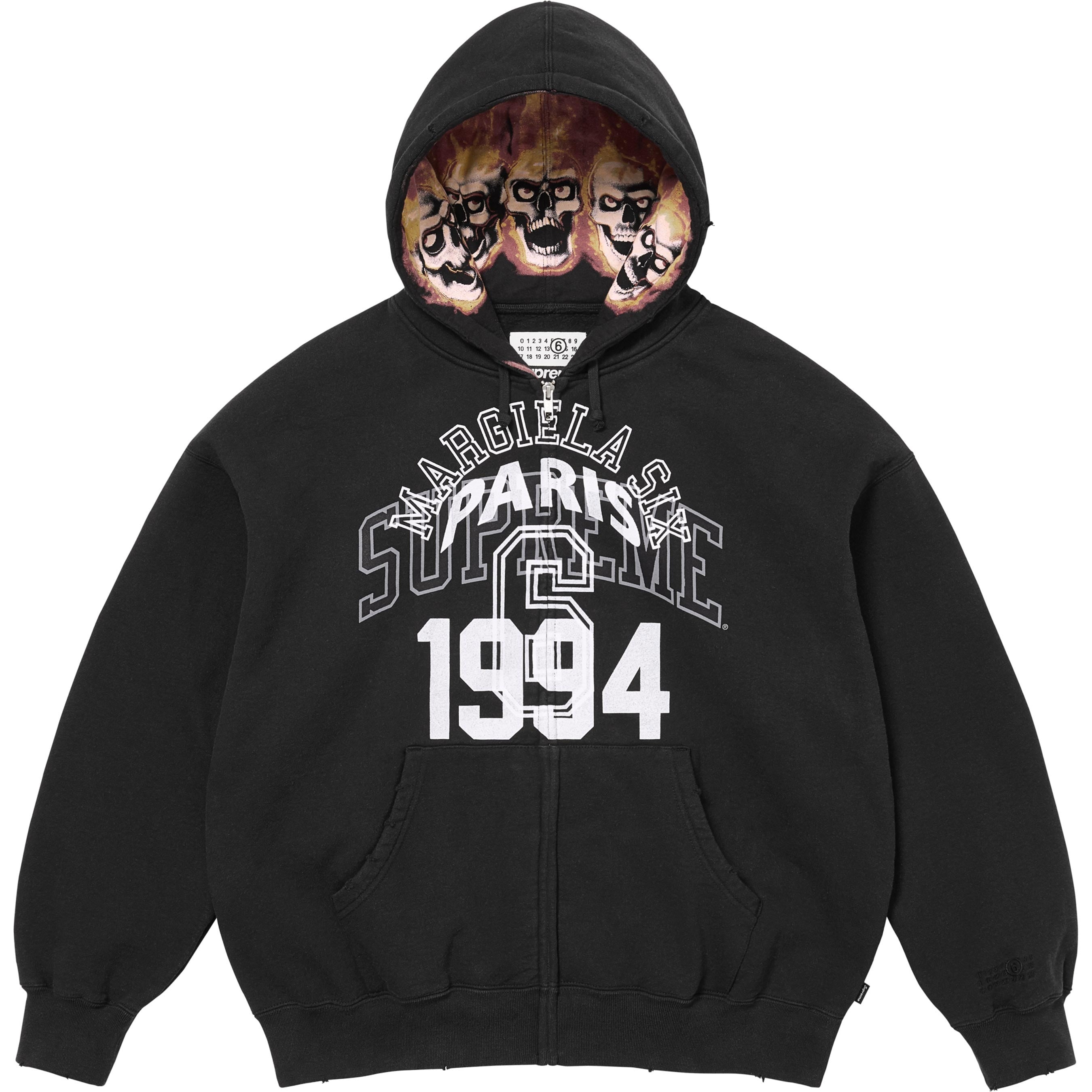 Supreme®/MM6 Maison Margiela Zip Up Hooded Sweatshirt view 12